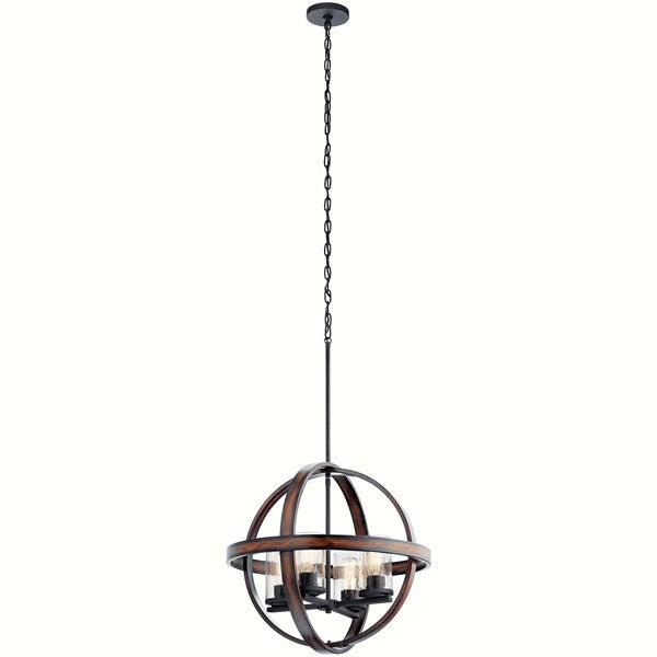 LAMPARA COLGANTE ESFERA BARRINGTON 4LT KICHLER