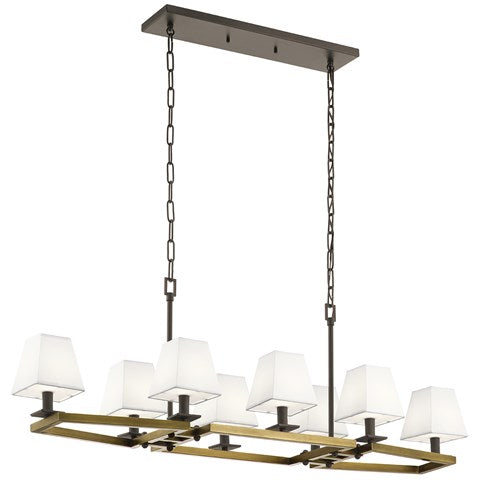 LAMPARA COLGANTE LINEAL DANCAR 8LT KICHLER