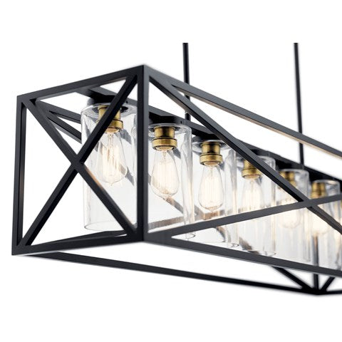 LAMPARA COLGANTE LINEAL MOORGATE 7LT KICHLER