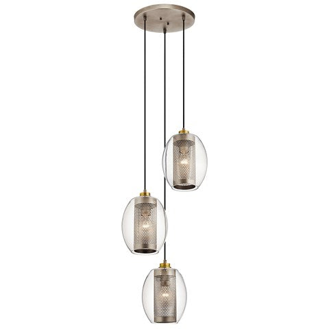 LAMPARA COLGANTE ASHER 3LT KICHLER