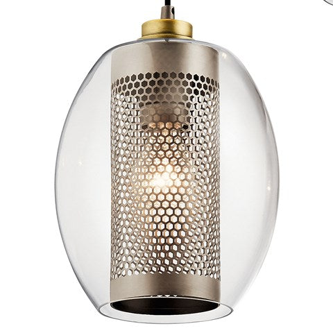 LAMPARA COLGANTE LINEAL ASHER 3LT KICHLER