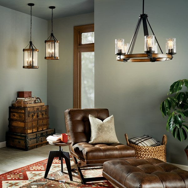 LAMPARA COLGANTE BARRINGTON 4LT KICHLER