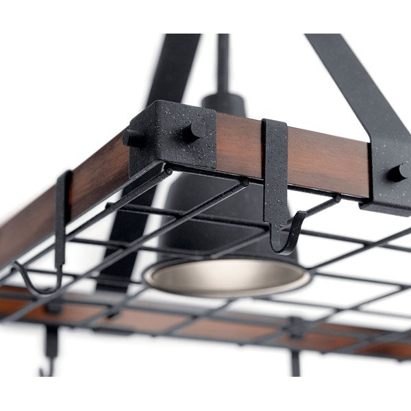 LAMPARA COLGANTE LINEAL BARRINGTON 2LT KICHLER