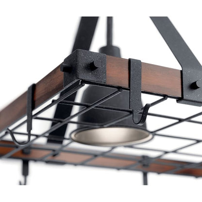 LAMPARA COLGANTE LINEAL BARRINGTON 2LT KICHLER