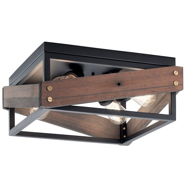 LAMPARA DE TECHO  KICHLER FULTON CROSS LAMPARA DE TECHO 4LT