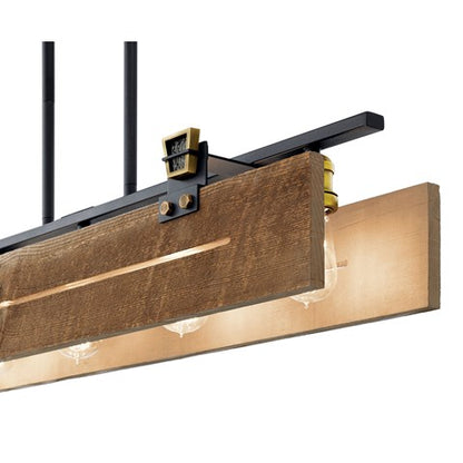 LAMPARA COLGANTE LINEAL RIDGEWOOD 5LT KICHLER