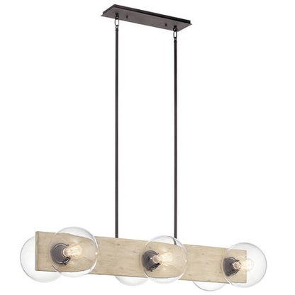 LAMPARA COLGANTE LINEAL MARQUEE 6LT KICHLER