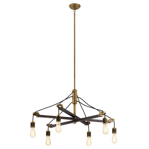 LAMPARA COLGANTE IRON 6LT KICHLER