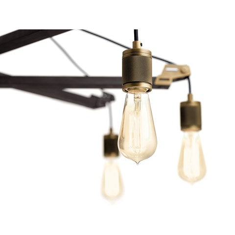 LAMPARA COLGANTE IRON 6LT KICHLER